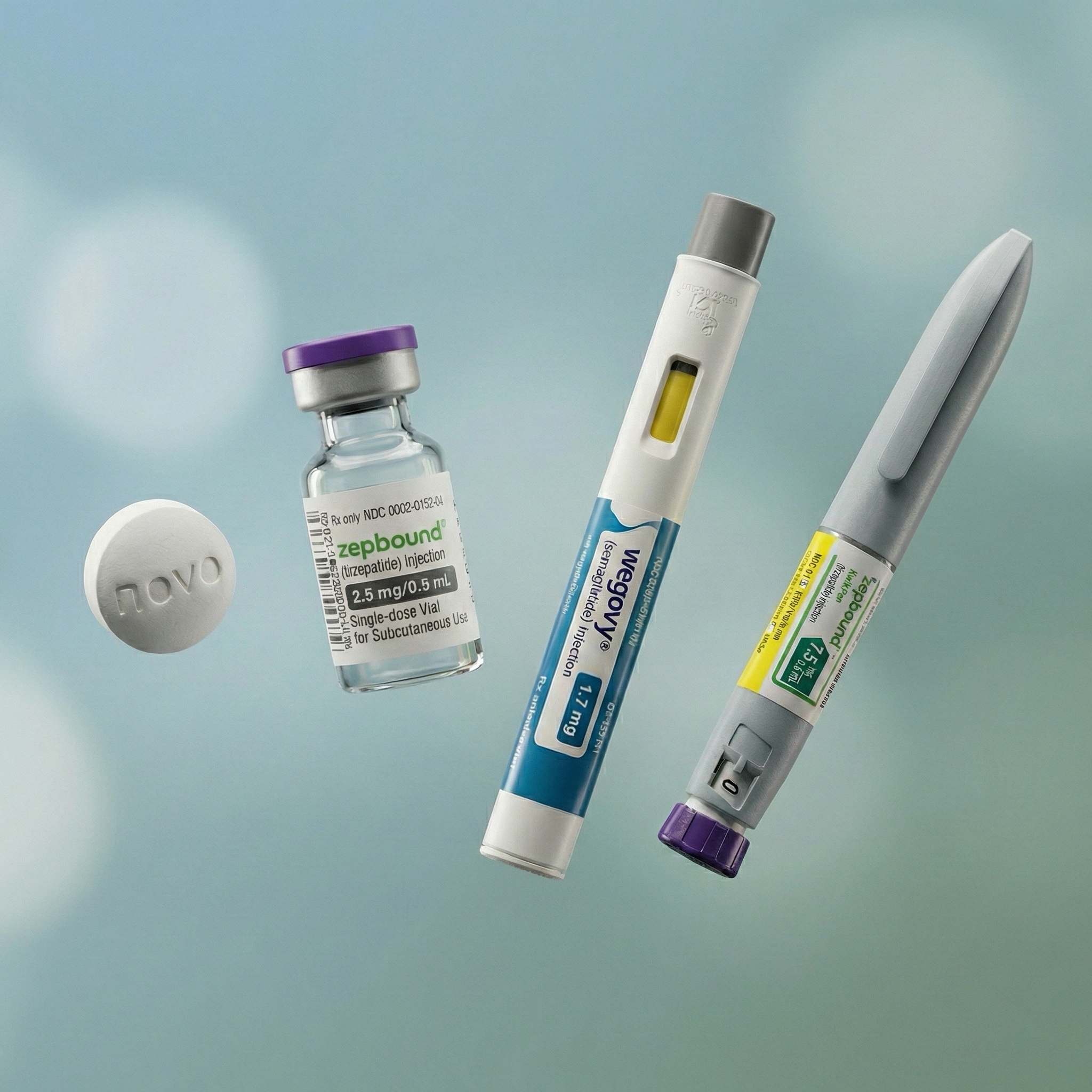 FDA-approved GLP-1 weight loss medications prescribed by Imbue Health — Wegovy®, Oral Wegovy®, and Zepbound®